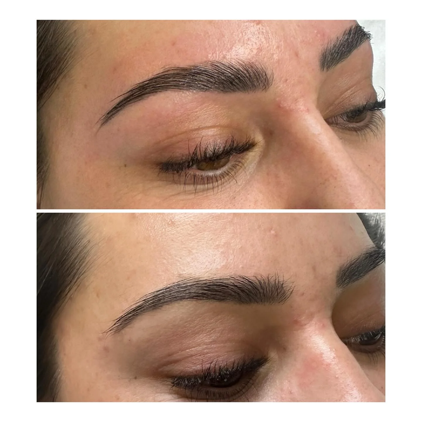 Brow lamination result