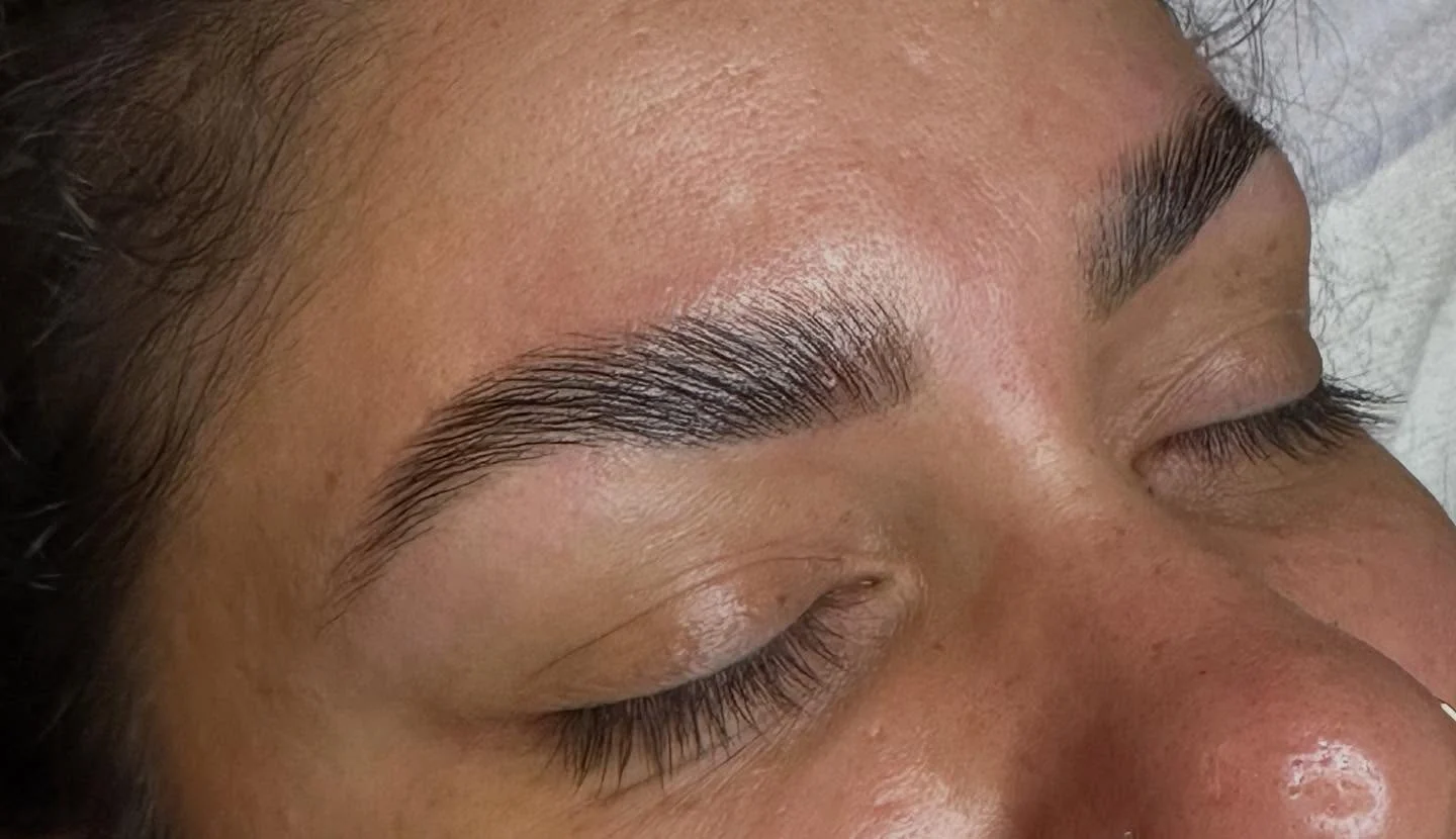 Brow lamination result