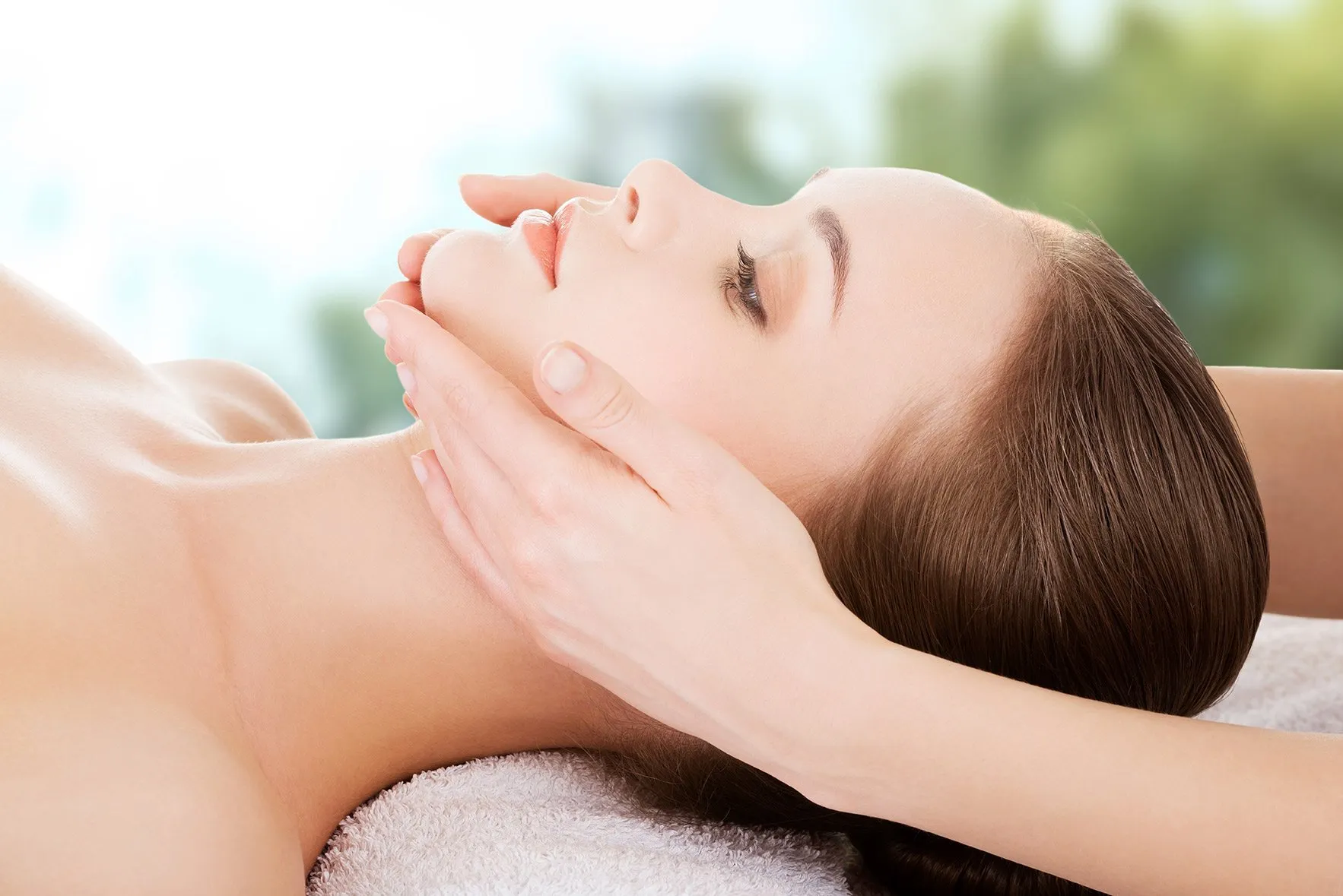 Luxury medical spa treatment room