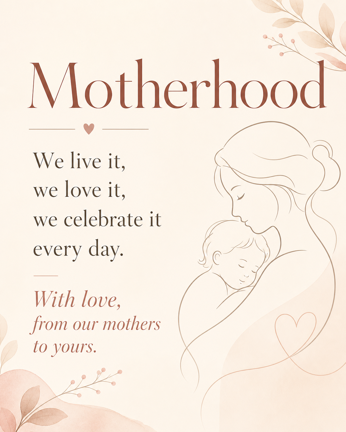 Motherhood — A Mother's Day Message video thumbnail